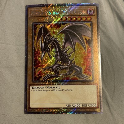 Red-Eyes Black Dragon (7th Art) (Platinum Secret Rare) RA04-EN109 Quarter...-image