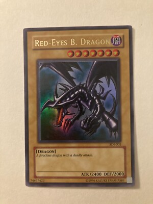 Yugioh! MP Red-Eyes B. Dragon - SDJ-001 - Ultra Rare - Unlimited Edition Moderat-image