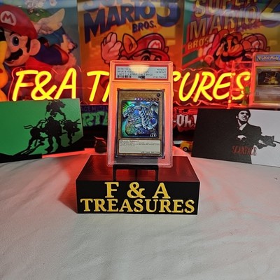 2018 YU-GI-OH! 1st Ed Blue Eyes White Dragon PSA 10 Legendary Collection #EN001-image