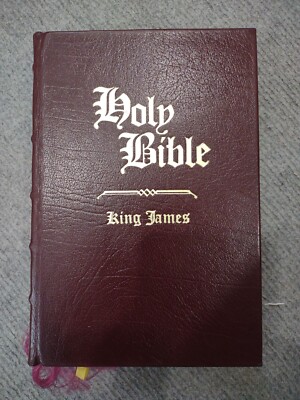 Holy Bible Old Time Gospel Hour Collector’s Edition  1611 KJV Leather Rare!-image