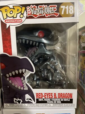 MINT Yu-Gi-Oh Red-Eyes B. Dragon Animation Funko Pop Figure #718-image