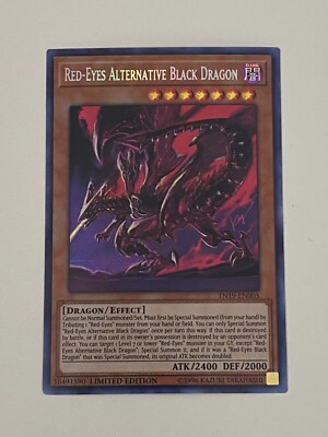 Yugioh - Red-Eyes Alternative Black Dragon - Prismatic Secret Rare - Free Holo-image