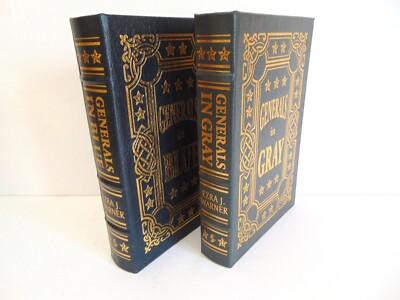 Easton Press: Generals in Blue & Generals in Gray (2-Volume Set) Ezra J. Warner-image
