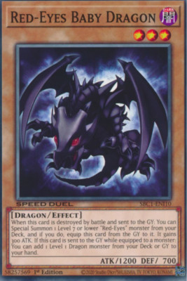 Red-Eyes Baby Dragon - SBC1-ENI10 - Common 1st Edition - NM-image