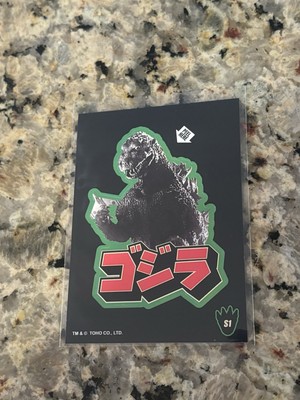GODZILLA 1954 SUPER 7 STICKER CARD # 1-image