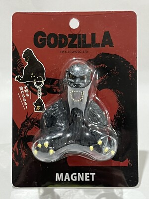 2024 Godzilla Fridge Magnet Key Tag Holder New Sealed -image