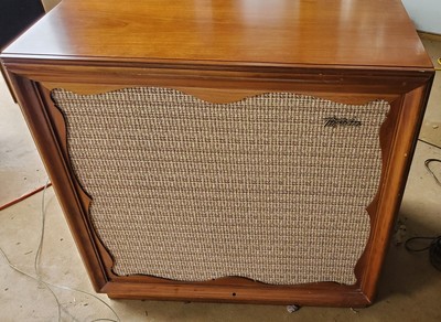1957 THE FISHER MODEL 51  MONO Hi Fi cabinet Record player AMPLIFIER TUBE AMP-image