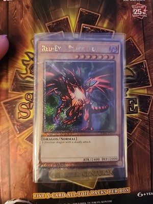 Yugioh! Red-Eyes Black Dragon (4th Art) Platinum Secret Rare-image