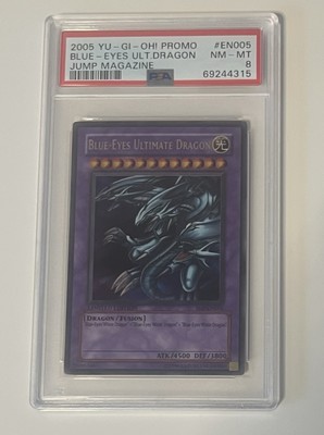 2005 Yu-Gi-Oh! Promo Blue Eyes Ultimate Dragon JMP-EN005 PSA 8 NM-MT-image