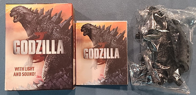 NEW! Running Press Godzilla (2014) Light & Sound Mini Figure and Sticker Book-image