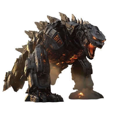 Godzilla Zoid Vinyl Car Decal Sticker – Waterproof & UV-Resistant-image