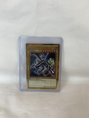 Yugioh  - MTG -Red-Eyes Black Dragon SDJ-001 Unlimited Edition Holo Rare - VLP-image