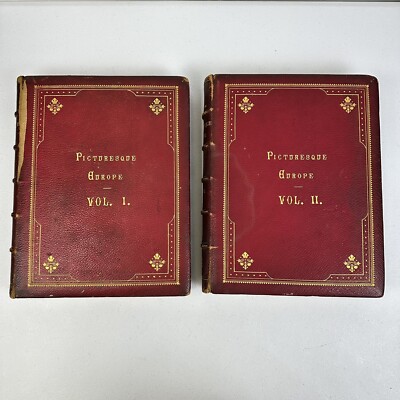 Picturesque Europe: The British Isles Cassell Petter Galpin Co 2 Volume Set-image