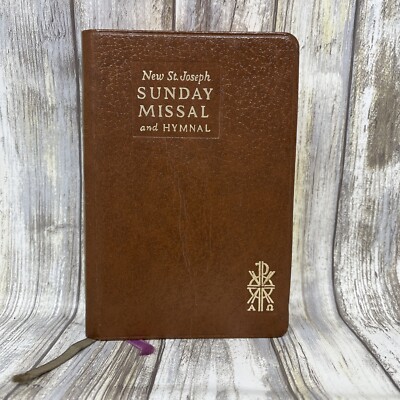 New St Joseph Sunday Missal And Hymnal Complete Edition 1986 Holydays Holy Mass-image