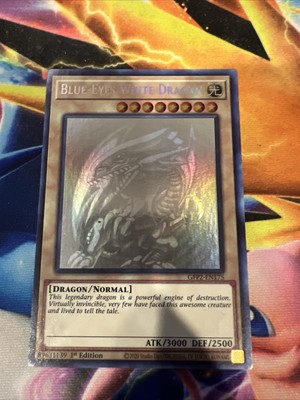 Yugioh Blue-Eyes White Dragon GFP2-EN175 Ghost Rare 1st Ed NM-image