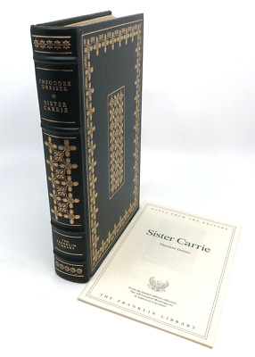 Sister Carrie, Theodore Dreiser, Franklin Library Full Leather Silk Moire Ltd Ed-image