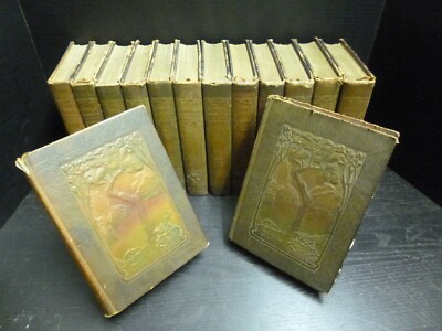LITTLE JOURNEYS 14 Vol. Set. Elbert Hubbard Memorial Ed Illustrated Leather 1916-image