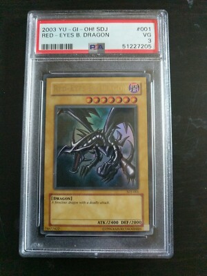 PSA 3 Red Eyes B.Dragon Sdj-001-image