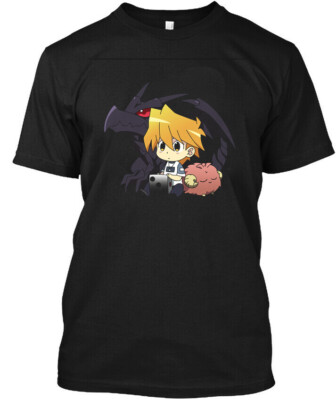 Chibi Joey Wheeler & Red Eyes Black Dragon Yu-Gi-Oh MAN WOMAN T-Shirt S to 5XL-image