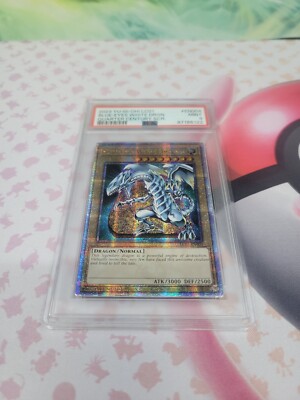 PSA 9 2023 YU-GI-Oh 25th Anniversary Blue-Eyes White Dragon Quarter Century Rare-image