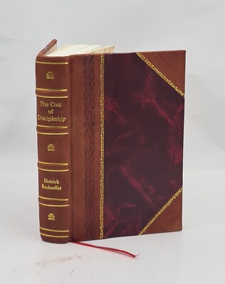 The Cost Of Discipleship 1963 By Dietrich Bonhoeffer [Leather Bound]-image
