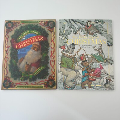 The Night Before Christmas and Twelve Days of Christmas Books Set of 2-image
