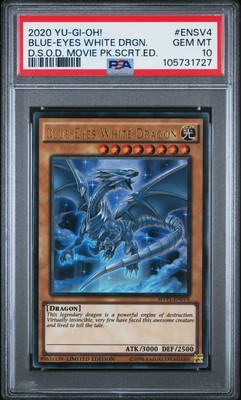 2020 #ENSV4 BLUE-EYES WHITE DRAGON PSA 10-image