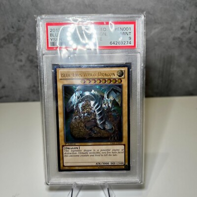 2013 Blue-Eyes White Dragon YSKR-EN001 PSA 9 MINT 1st Edition Ultimate Rare!-image