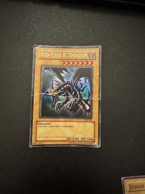Yu Gi Oh Red Eyes Black Dragon SDJ-001-image