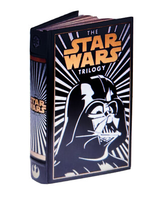 ❤️THE STAR WARS TRILOGY Darth Vader George Lucas Deluxe Leather Bound NEW SEALED-image