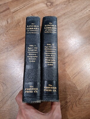 Lincoln Library of Essential Information (2 Volume Set) 24th ed, 1959, Frontier-image
