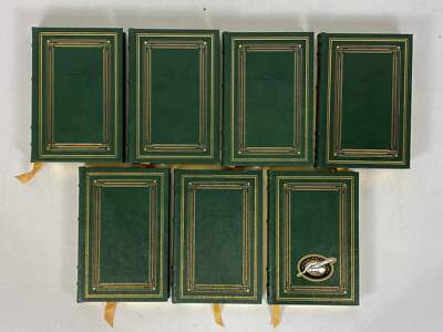 7 Volume Set: Jimmy Carter Selected Writings Easton Press Signed Leather Bound-image