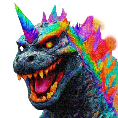 Godzilla Vs Discordant Vinyl Car Decal Sticker – Waterproof & UV-Resistant-image