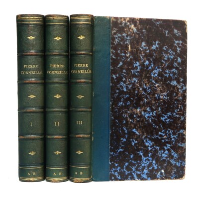 1875 The Dramatics Works of Pierre Corneille Le Cid French Literature 3 Vols Set-image