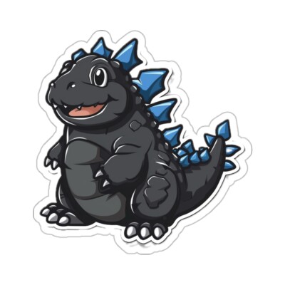 Cute Baby Godzilla King of the monsters legendary Kiss-Cut Sticker vinyl decal-image