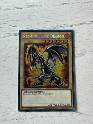 *** RED-EYES BLACK DRAGON *** PRISMATIC SECRET RARE MP22-EN267 (MINT) YUGIOH!-image