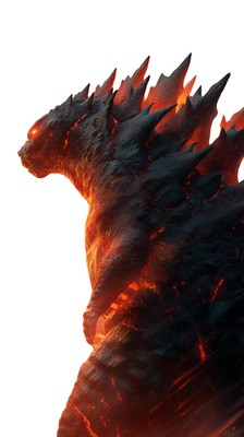 Magma Godzilla Vinyl Car Decal Sticker – Waterproof & UV-Resistant-image