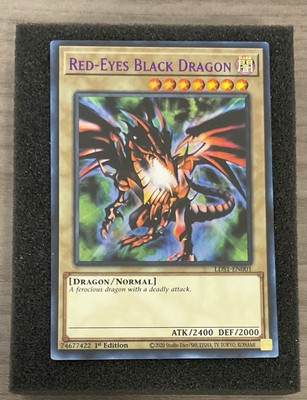 Yugioh Red-Eyes Black Dragon LC01-EN006 (Quarter Century Secret) ITA Error - PL-image