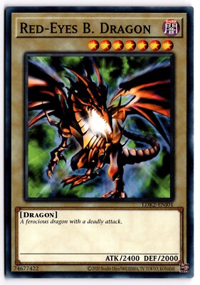 Yugioh TCG Red-Eyes B. Dragon LDK2-ENJ01 Legendary Decks II Unlimited Edition-image