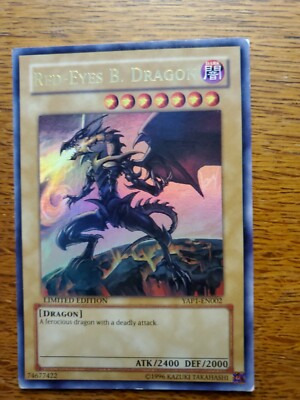 Yu-Gi-Oh! Red-Eyes B. Dragon Anniversary Pack Limited Ultra Rare Lightly Played-image