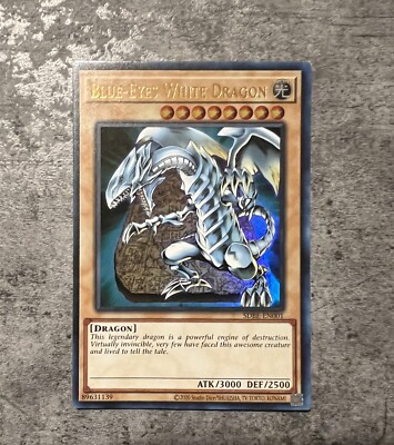 Yu-Gi-Oh! TCG Blue-Eyes White Dragon - Ultra Rare - Unlimited Ed (SDBE-EN001)-image