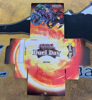 Yugioh Duel Day Deck Box Featuring Blue-Eyes Red-Eyes and Dark Magician!!-image