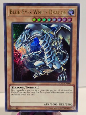Blue-Eyes White Dragon (Version 3) LCKC-EN001 Legendary Collection Kaiba...-image