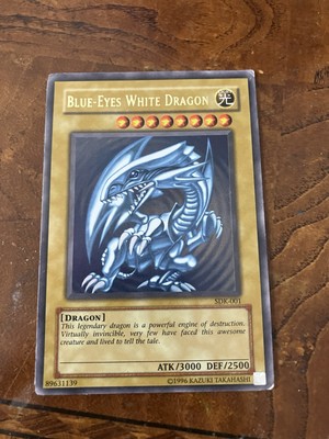 Blue-Eyes White Dragon SDK-001 Ultra Rare Holo Unlimited Yugioh Yu-Gi-Oh -image