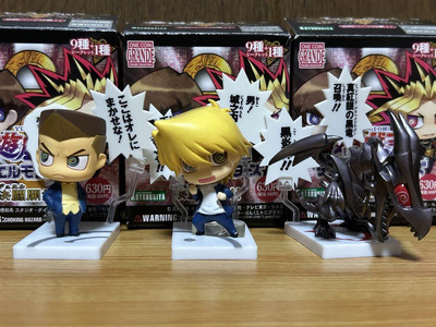 Yu-Gi-Oh Jounouchi Honda Red-Eyes Black Dragon Figure Set of 3-image