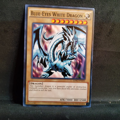 Blue-Eyes White Dragon (Version 1) LDK2-ENK01 Legendary Decks II Unlimited-image