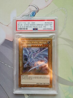 Blue Eyes White Dragon Mvp1 Gold Secret Psa 10-image