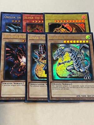 YUGIOH- BEWD, DM, Red Eyes, and all 3 GODS - LC01 - Ultra Rare - Limited(SET)-image