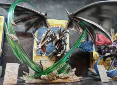 Hornet Studio Yu-Gi-Oh Red-Eyes Black Dragon Statue In Stock-image