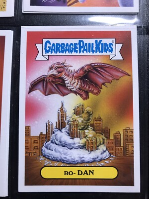2019 Garbage Pail Kids REVENGE HORROR-IBLE Ro Dan Rodan Godzilla-image
